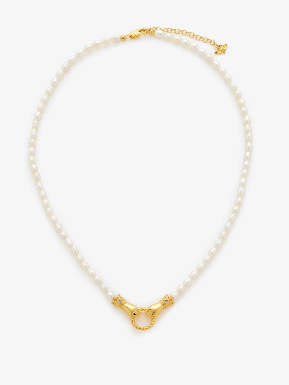 Missoma HARRIS REED IN GOOD HANDS PEARL PENDANT NECKLACE